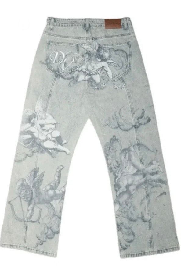 CUPID ANGEL Baggy Jeans
